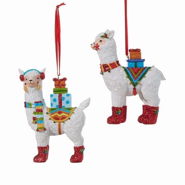 Item 281173 Llama With Gifts Ornament