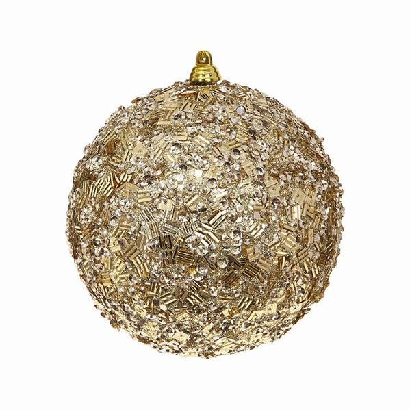 Item 281195 Gold Glittered Ball Ornament