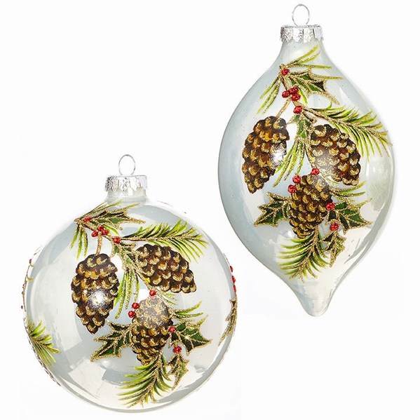 Item 281770 Pine Cone Ball/Finial Ornament