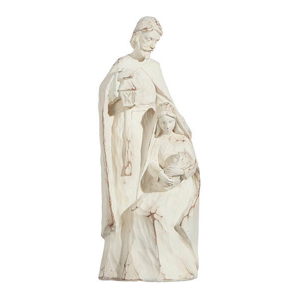 Item 282246 Distressed White Holy Family