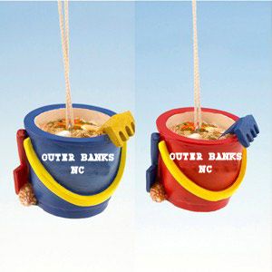 Item 294599 Outer Banks Beach Bucket Ornament