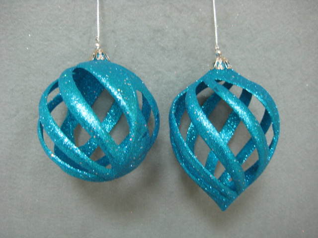 Item 302316 Turquoise Ball/Finial Ornament