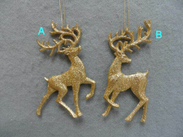 Item 303129 Gold Deer Ornament