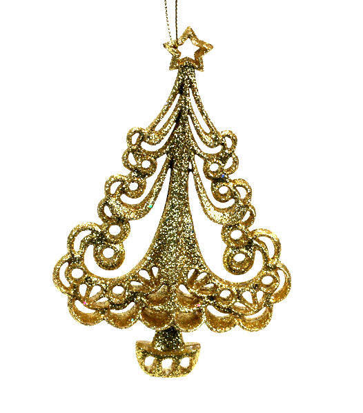 Item 303130 Gold Tree Ornament