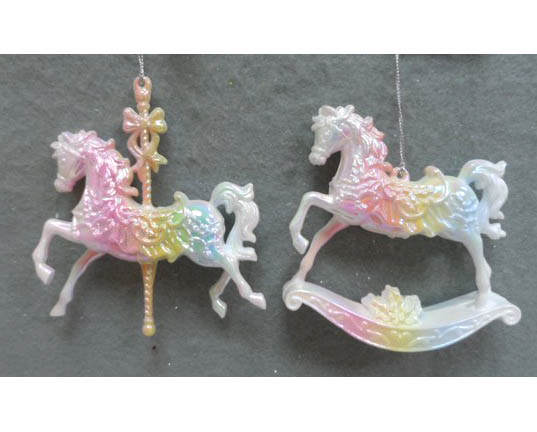 Item 303145 Multicolor Horse Ornament