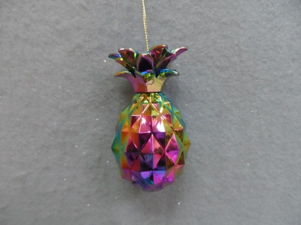 Item 303157 Multicolor Pineapple Ornament