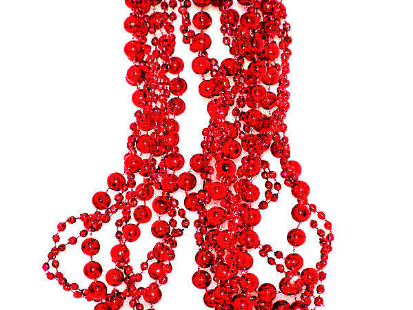Item 312047 Red Twisted Bead Garland