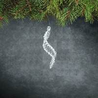 Item 312050 Icy Twisted Icicle Ornament