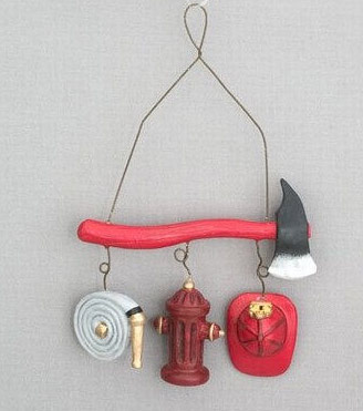 Item 312052 Firefighting Equipment Ornament
