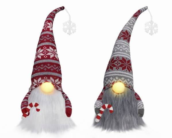 Item 322327 Nordic Gnome With Light Up Nose
