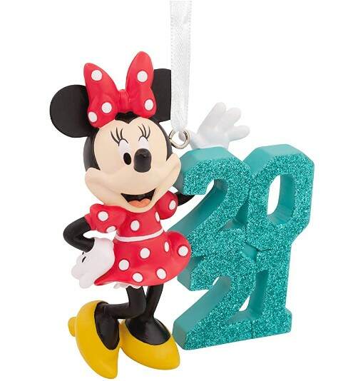Item 333190 Minnie Mouse Dated 2021 Ornament