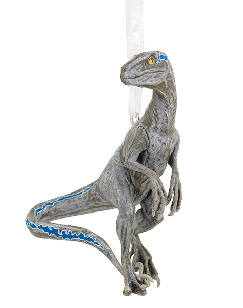 Item 333220 Blue The Velociraptor Ornament