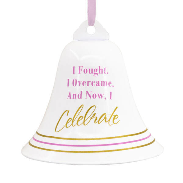 Item 333438 Cancer Bell Ornament