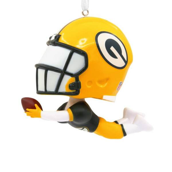 Item 333662 Green Bay Packers Diving Buddy Ornament