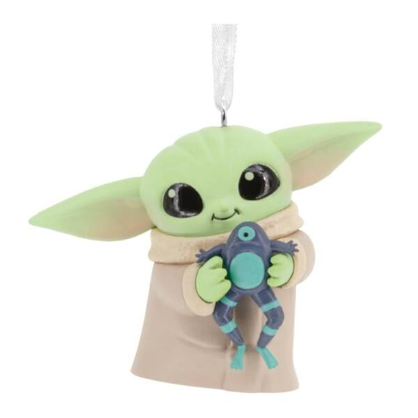 Item 333881 Mandalorian Grogu With Frog Ornament