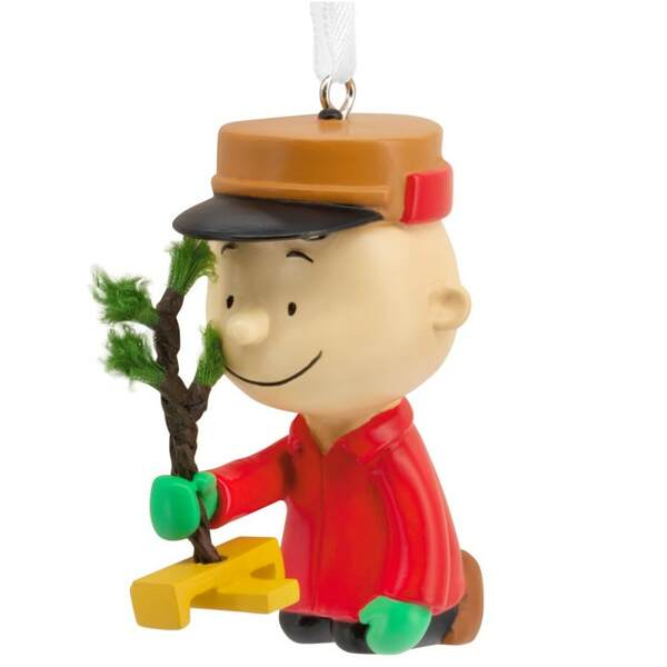 Item 333890 Charlie Brown With Tree Ornament