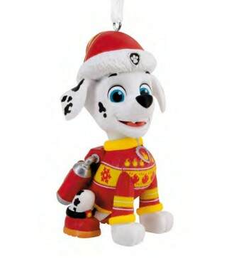 Item 333973 Paw Patrol Holiday Marshall Ornament