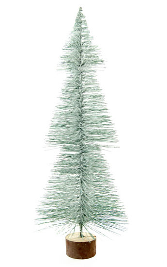 Item 340150 3 Foot Frosted Pine Tree Topiary With Base