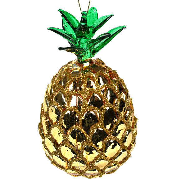 Item 351027 Golden Welcome Pineapple Ornament
