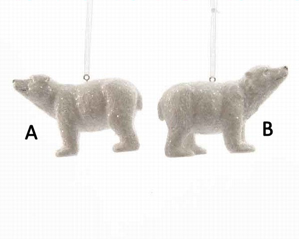 Item 360111 White Polar Bear Ornament