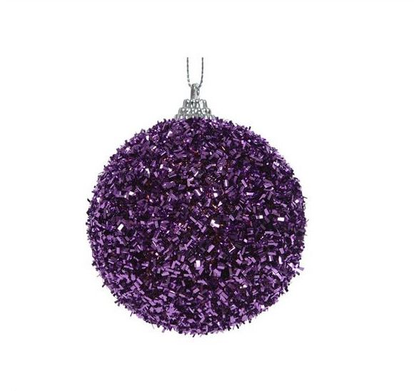Item 360171 Petunia Purple Ball Ornament