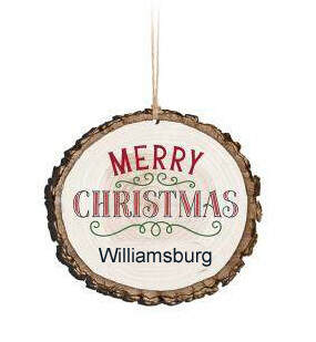 Item 364648 Merry Christmas Williamsburg Ornament