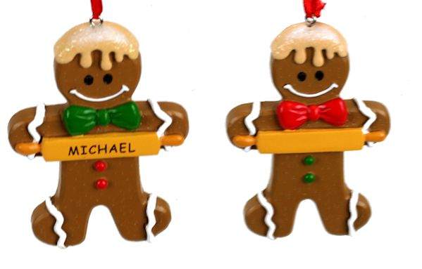 Item 380700 Personalizable Gingerbread Ornament