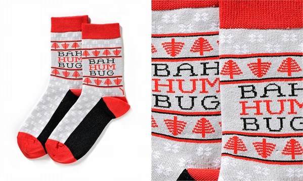 Item 408604 Bah Hum Bug Women's Crew Socks