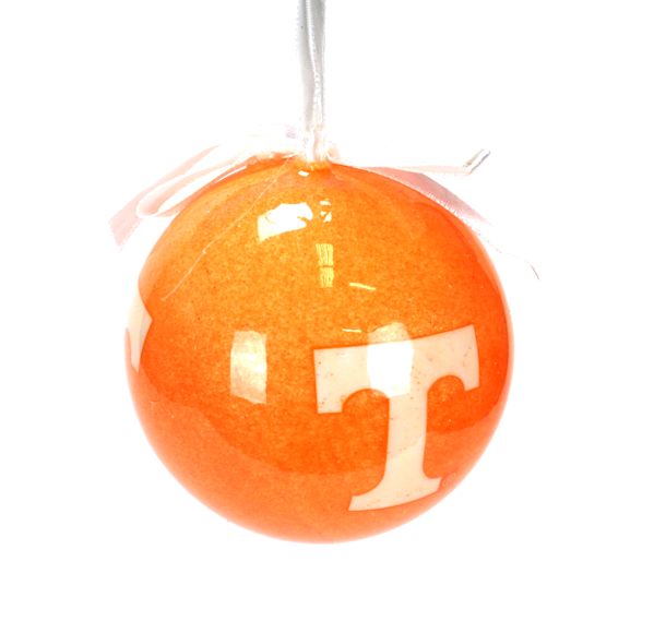 Item 416055 University of Tennessee Volunteers Glitter Ball Ornament