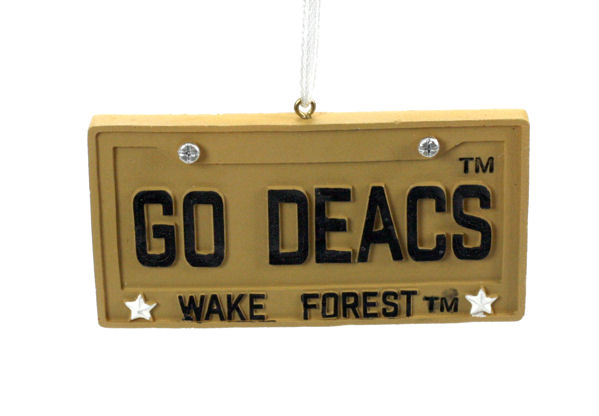 Item 416079 Wake Forest University Demon Deacons License Plate Ornament