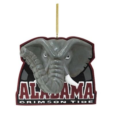 Item 416119 University of Alabama Crimson Tide Mascot Head Ornament