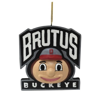 Item 416147 Ohio State University Buckeyes Mascot Head Ornament