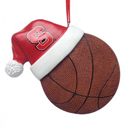 Item 416275 North Carolina State University Wolfpack Basketball Ornament
