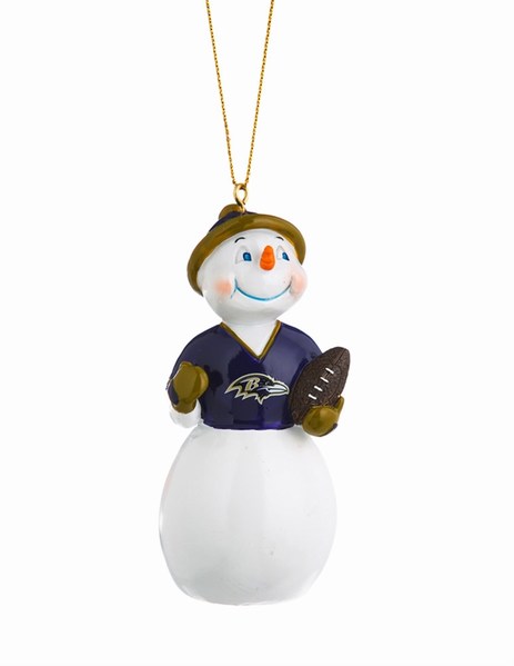 Item 420104 Baltimore Ravens Snowman Ornament