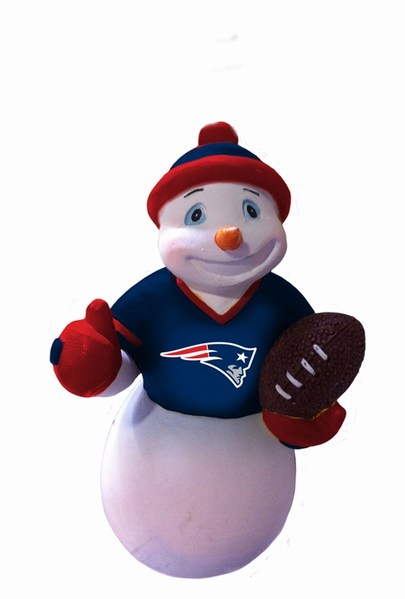 Item 420110 New England Patriots Snowman Ornament