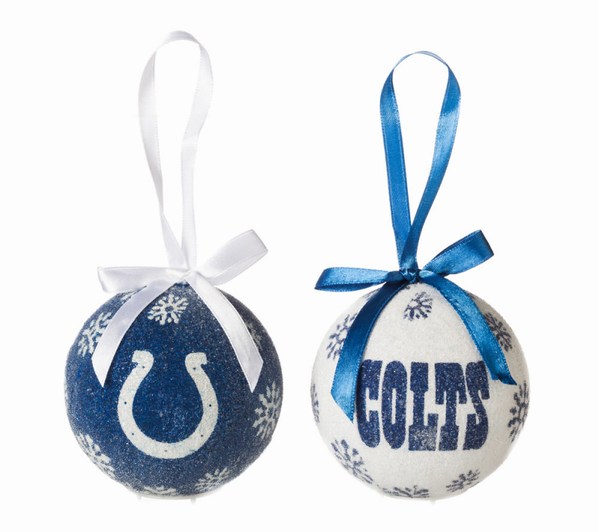 Item 420122 Indianapolis Colts Light Up LED Ball Ornament