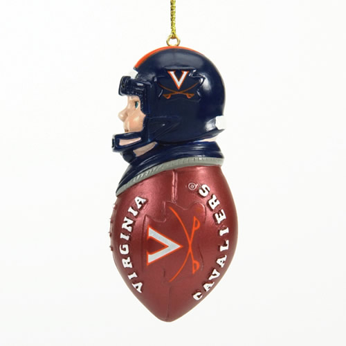 Item 420191 University of Virginia Cavaliers Tackler Ornament