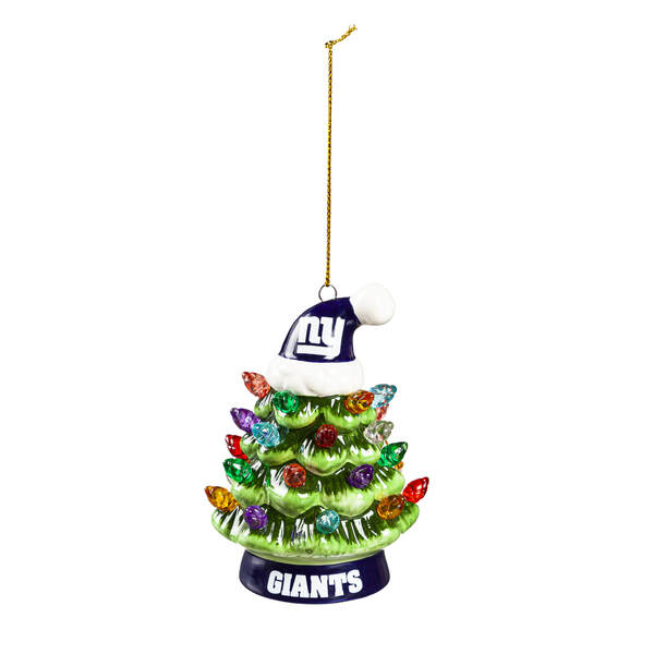 Item 420274 New York Giants Tree With Hat Ornament