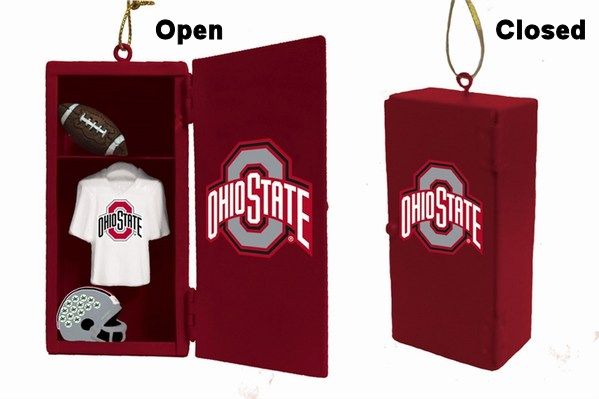 Item 420463 Ohio State University Buckeyes Locker Ornament