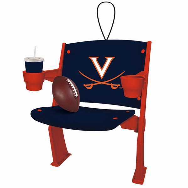 Item 420502 University of Virginia Cavaliers Stadium Seat Ornament