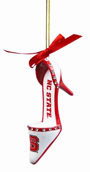 Item 420541 North Carolina State University Wolfpack High Heel Shoe Ornament