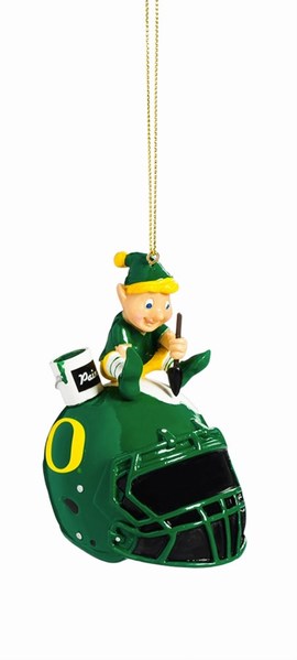 Item 420575 University of Oregon Ducks Team Elf Helmet Ornament