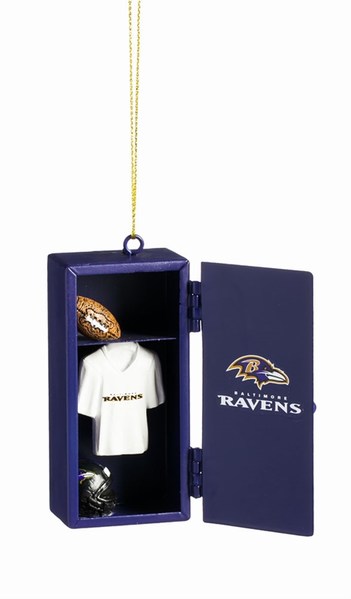 Item 420737 Baltimore Ravens Locker Ornament