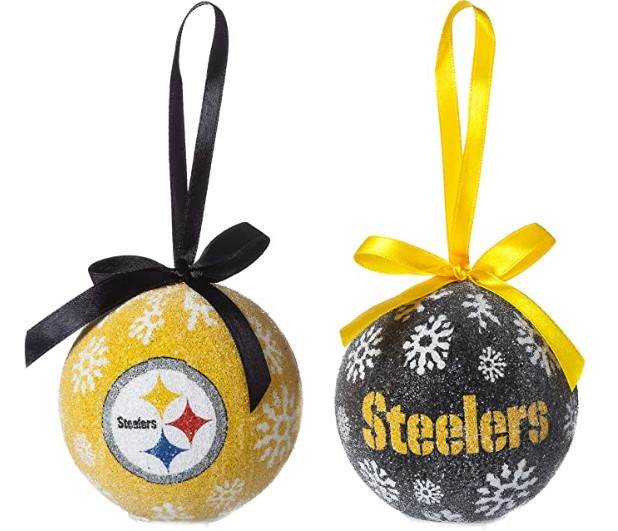 Item 420769 Pittsburgh Steelers Light Up LED Ball Ornament