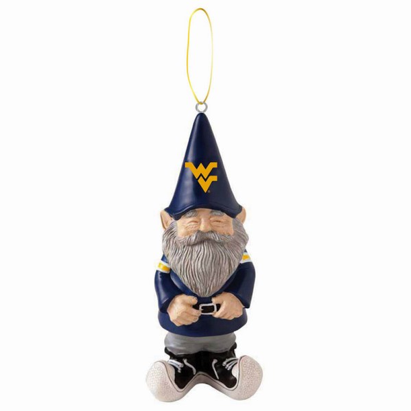Item 420828 West Virginia University Mountaineers Garden Gnome Ornament