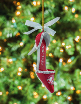 Item 420838 University of Alabama Crimson Tide High Heel Shoe Ornament