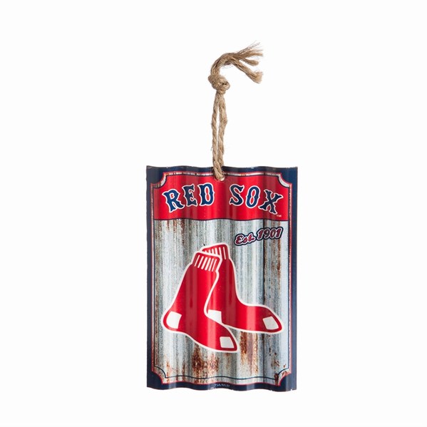Item 420981 Boston Red Sox Corrugate Ornament