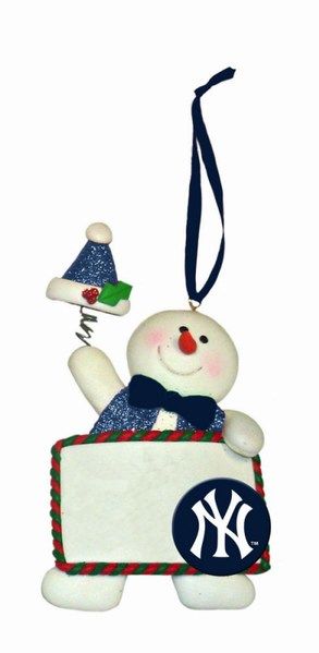 Item 421132 New York Yankees Snowman Ornament