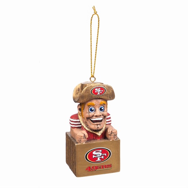 Item 421244 San Francisco 49ers Mascot Ornament