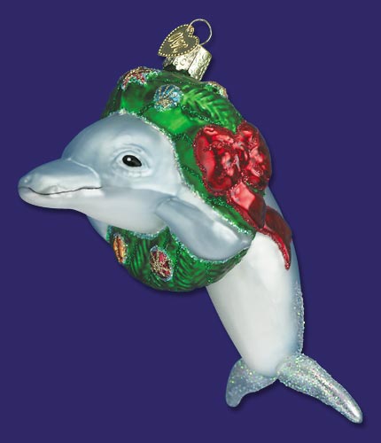Item 425017 Christmas Dolphin Ornament